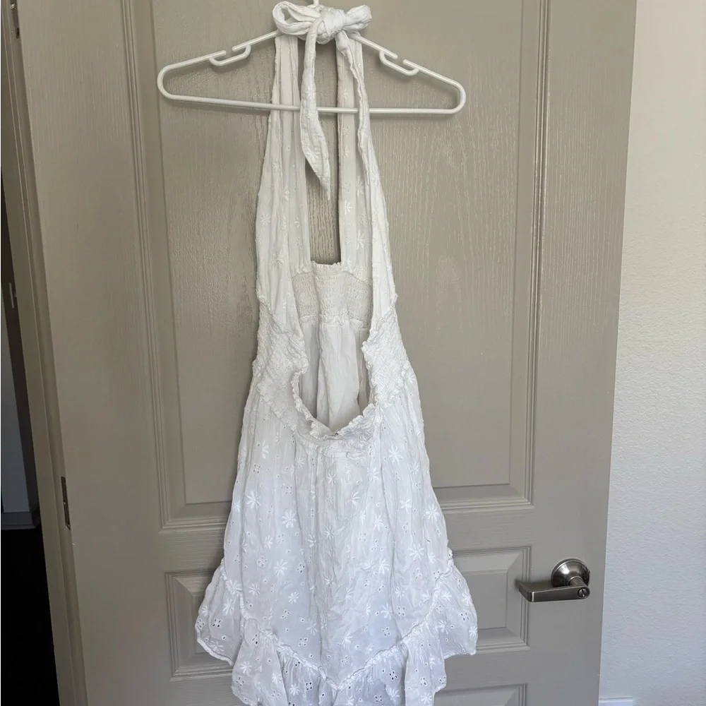 Aerie White Halter Dress - Picture 3 of 4